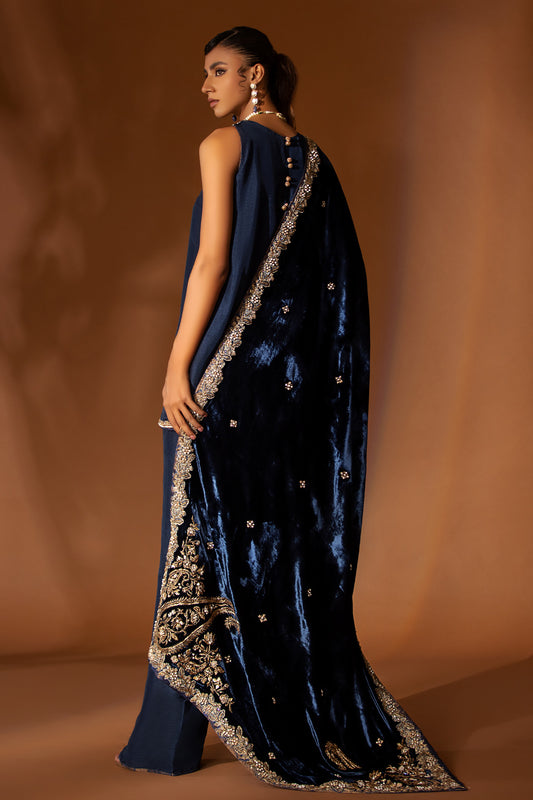 RJK-S-01-22-1 VELVET SHAWL